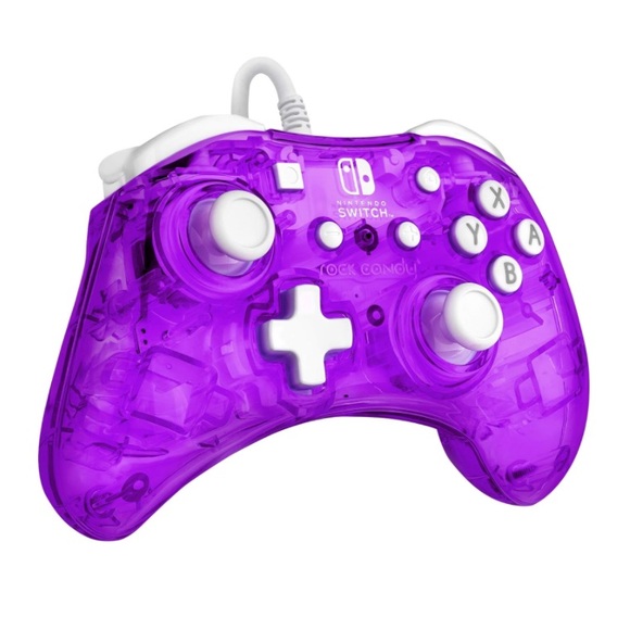 Nintendo Switch Wired Controller • Rock Candy • Cosmo Berry - Picture 2 of 11